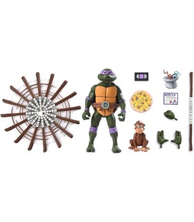 Figura Ultimate Donatello Does Machines TMNT Las Tortugas Ninja Articulada 18 cms