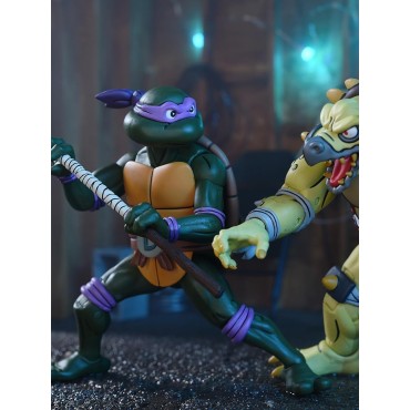 Figura Ultimate Donatello Does Machines TMNT Las Tortugas Ninja Articulada 18 cms