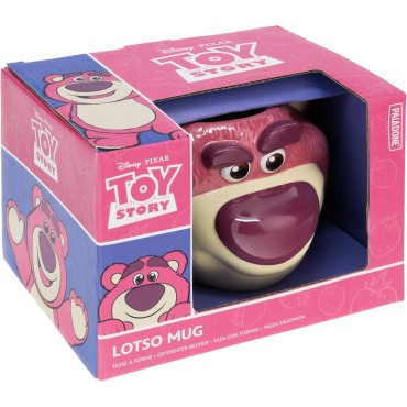 Taza 3D Lotso Toy Story 3 Disney Pixar Cerámica 330 mls