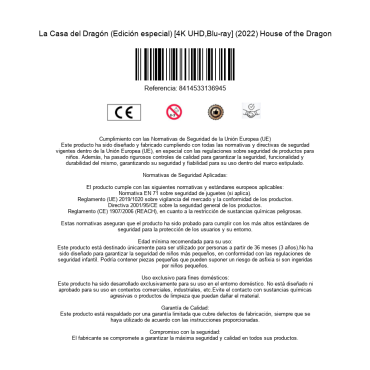La Casa del Dragón (Edición especial) [4K UHD,Blu-ray] (2022) House of the Dragon