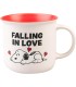 Taza Falling In Love Snoopy Cerámica 320 mls