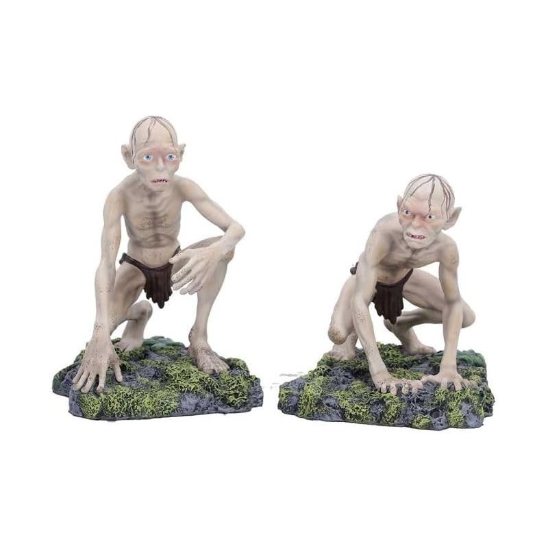 Set 2 Estatuas Gollum y Smeagol El Señor de los Anillos 14 cms