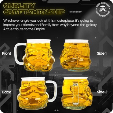 Jarra Pinta Stormtrooper Star Wars Original Stormtrooper Cristal 600 mls