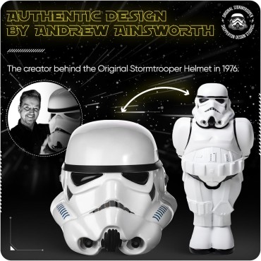 Figura Stormtrooper Gnomo de Jardín 3D Star Wars Original Stormtrooper 30 cms
