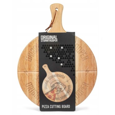 Tabla Para Pizzas Stormtrooper Star Wars Original Stormtrooper Madera 30 cms