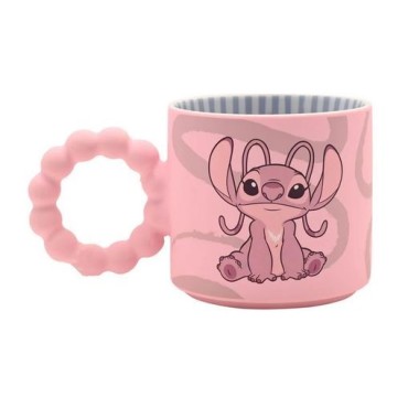 Taza Angel Textura Suave Stitch Cerámica 300 mls