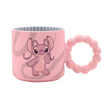 Taza Angel Textura Suave Stitch Cerámica 300 mls