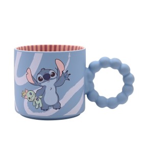 Taza Stitch Textura Suave Stitch Cerámica 300 mls