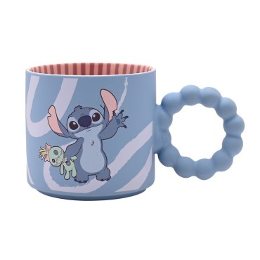 Taza Stitch Textura Suave Stitch Cerámica 300 mls