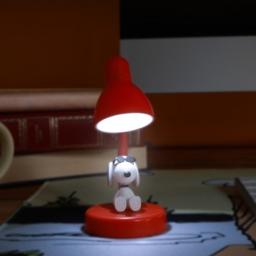 Mini Lámpara Peanuts Snoopy 13 cms