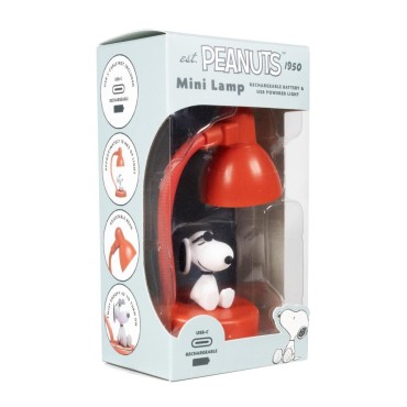 Mini Lámpara Peanuts Snoopy 13 cms