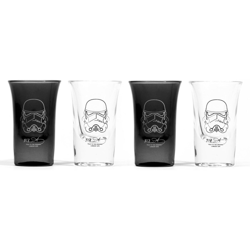 Set 4 Vasos de Chupito Original Stormtrooper Star Wars