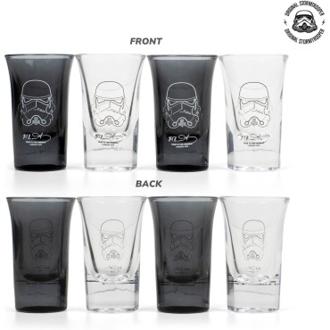 Set 4 Vasos de Chupito Original Stormtrooper Star Wars