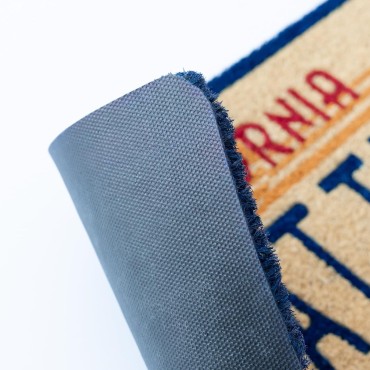 Felpudo Matrícula DeLorean Regreso Al Futuro 60 30 cms