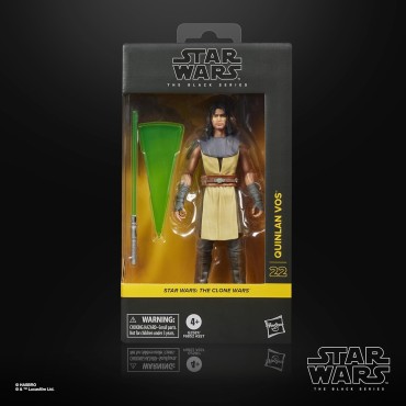 Figura Quinlan Vos Star Wars The Clon Wars Black Series Articulada 15 cms