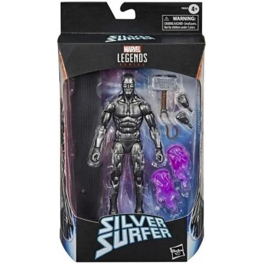 Figura Obsidian Surfer Silver Surfer Marvel Legends Articulada 15 cms