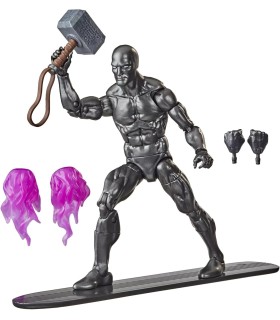 Figura Obsidian Surfer Silver Surfer Marvel Legends Articulada 15 cms
