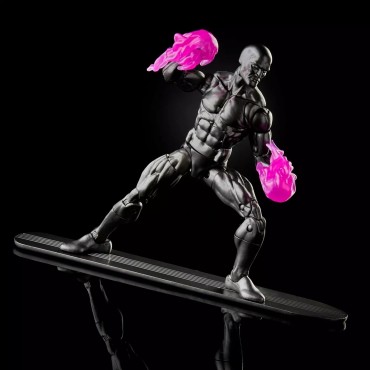 Figura Obsidian Surfer Silver Surfer Marvel Legends Articulada 15 cms