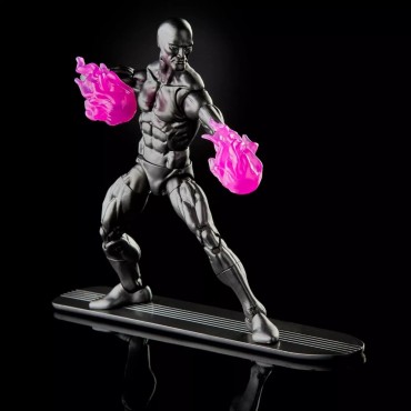 Figura Obsidian Surfer Silver Surfer Marvel Legends Articulada 15 cms
