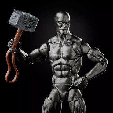 Figura Obsidian Surfer Silver Surfer Marvel Legends Articulada 15 cms