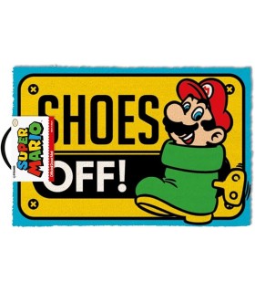 Felpudo Shoes Off! Super Mario Bros Nintendo 60 x 40 cms