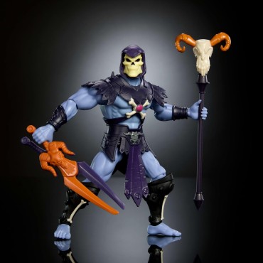 Figura Skeletor Adam He-Man and the Masters of the Universe Cartoon Collection Articulada 14 cms