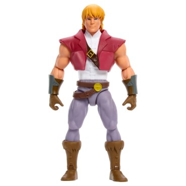 Figura Príncipe Adam He-Man and the Masters of the Universe Cartoon Collection Articulada 14 cms