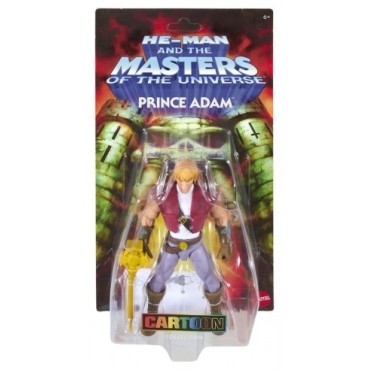 Figura Príncipe Adam He-Man and the Masters of the Universe Cartoon Collection Articulada 14 cms