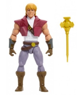 Figura Príncipe Adam He-Man and the Masters of the Universe Cartoon Collection Articulada 14 cms