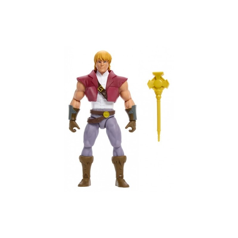 Figura Príncipe Adam He-Man and the Masters of the Universe Cartoon Collection Articulada 14 cms
