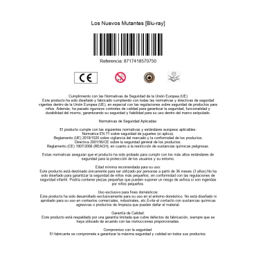 Los Nuevos Mutantes [Blu-ray]