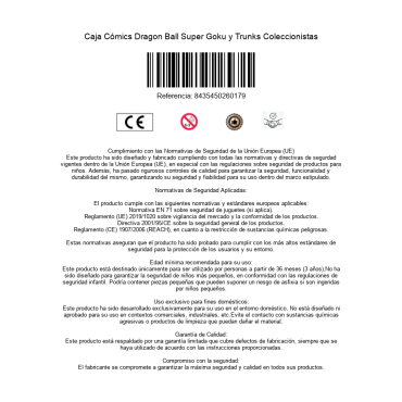 Caja Cómics Dragon Ball Super Goku y Trunks Coleccionistas