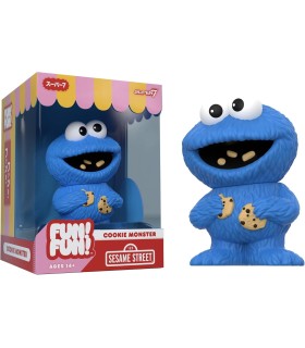 Figura Monstruo de las Galletas Cookie Monster Fun Fun Barrio Sésamo 13 cms