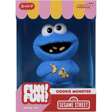 Figura Monstruo de las Galletas Cookie Monster Fun Fun Barrio Sésamo 13 cms