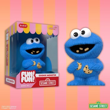 Figura Monstruo de las Galletas Cookie Monster Fun Fun Barrio Sésamo 13 cms