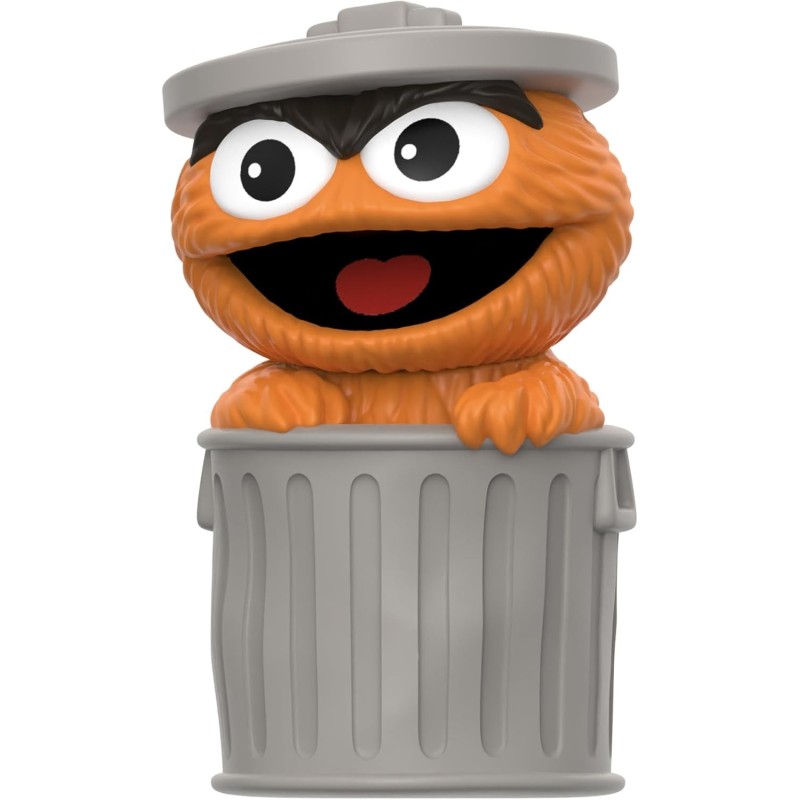 Figura Oscar The Grouch Orange Fun Fun Barrio Sésamo 13 cms