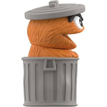 Figura Oscar The Grouch Orange Fun Fun Barrio Sésamo 13 cms
