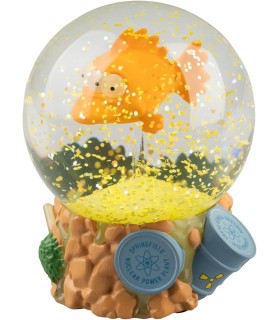 Bola de Nieve Pez Guiñitos Los Simpsons Brilla en la Oscuridad