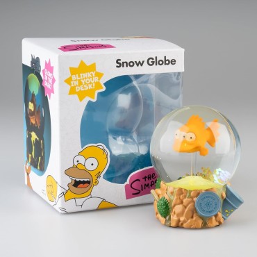 Bola de Nieve Pez Guiñitos Los Simpsons Brilla en la Oscuridad