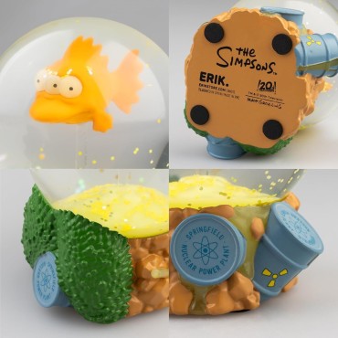 Bola de Nieve Pez Guiñitos Los Simpsons Brilla en la Oscuridad