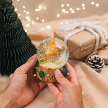 Bola de Nieve Pez Guiñitos Los Simpsons Brilla en la Oscuridad