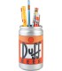 Bote 3D Lata de Cerveza Duff con Set de Escritura Los Simpsons