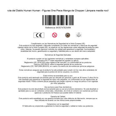 Lámpara Fruta Human-Human One Piece 