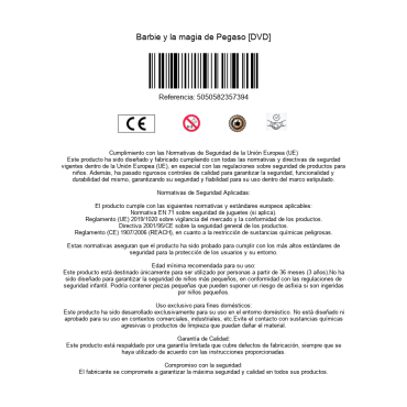 Barbie y la magia de Pegaso [DVD]