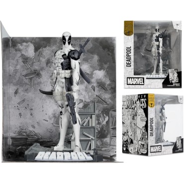 Figura Deadpool Tinta The New Mutants Gold Label Marvel 25 cms