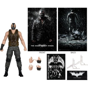 Figura Bane The Dark Knight Rises DC Deluxe Theatrical Edition Articulada 19 cms
