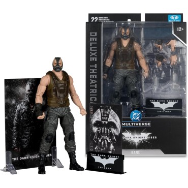 Figura Bane The Dark Knight Rises DC Deluxe Theatrical Edition Articulada 19 cms