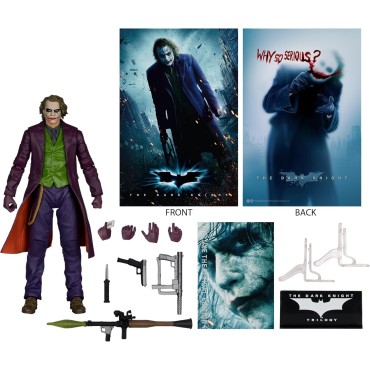 Figura The Joker El Caballero Oscuro The Dark Knight DC Articulada 18 cms