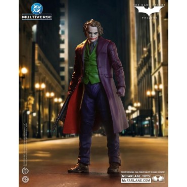 Figura The Joker El Caballero Oscuro The Dark Knight DC Articulada 18 cms