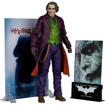 Figura The Joker El Caballero Oscuro The Dark Knight DC Articulada 18 cms